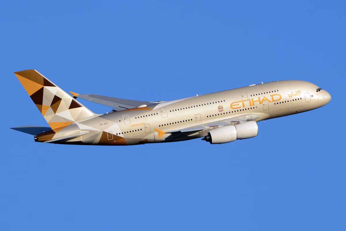 エティハド航空のエアバスA380型機